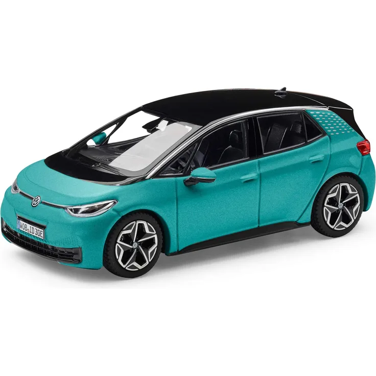 Volkswagen 10A099300C6L Modellauto VW ID. 3 Makena/Türkis-Metallic 1:43 Miniatur Modell