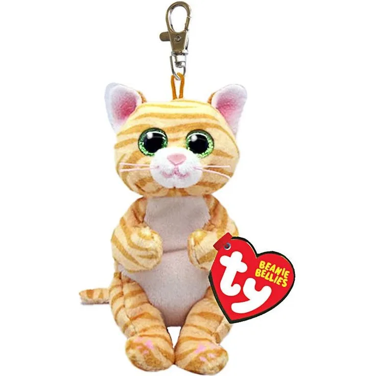 TY Beanie Bellies Clip, "Mango", Katze, ca 10 cm.