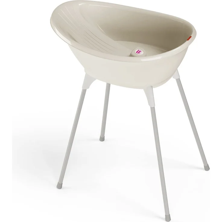 OKBABY Bella Kit mit Halterung, gemütliche Badewanne für Neugeborene und Babys von 0-12 Monate - Weiss, 39251600