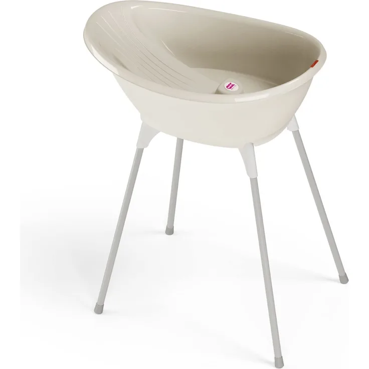 OKBABY Bella Kit mit Halterung, gemütliche Badewanne für Neugeborene und Babys von 0-12 Monate - Weiss, 39251600