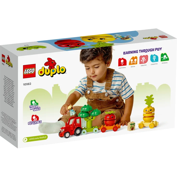 LEGO DUPLO 10982 'Obst- und Gemüse-Traktor', 19 Teile, ab 1,5 Jahren – Bild 4