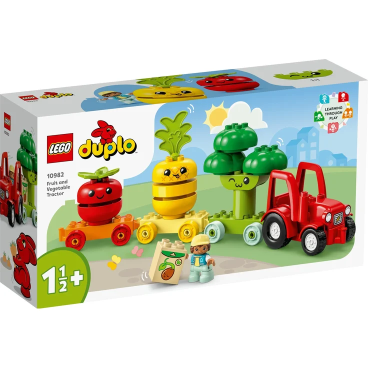 LEGO DUPLO 10982 'Obst- und Gemüse-Traktor', 19 Teile, ab 1,5 Jahren – Bild 3