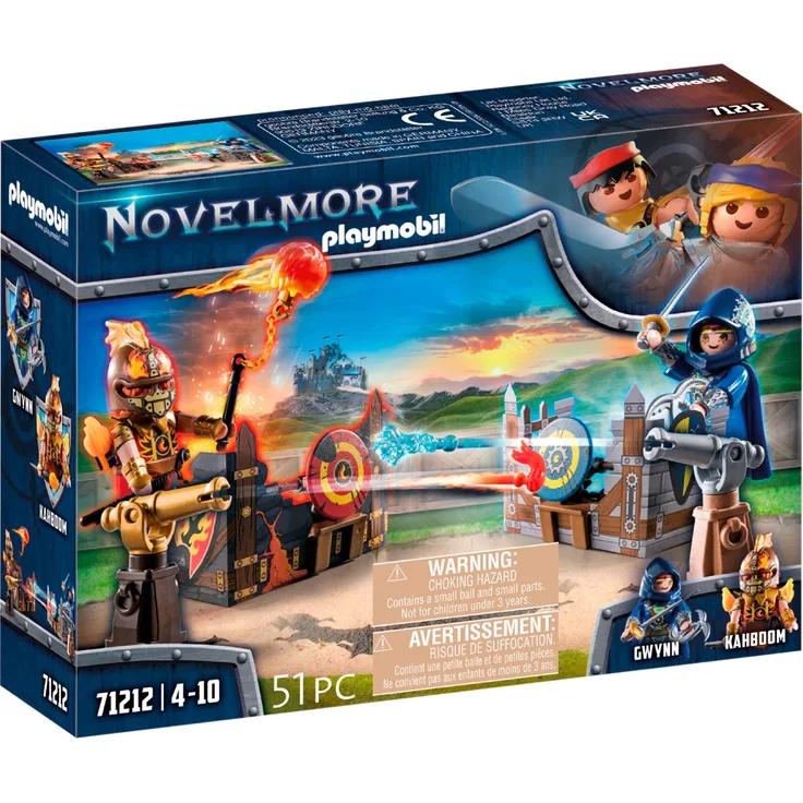 PLAYMOBIL 71212 Novelmore vs. Burnham Raiders 'Zweikampf', 51 Teile, ab 4 Jahren