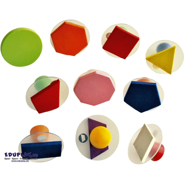 Eduplay Riesenstempel Geo 10-Tlg.