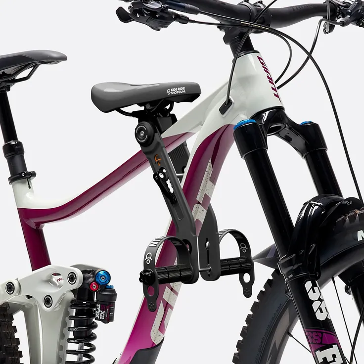 Shotgun MTB Front Kindersitz 2. 0 - Schwarz.