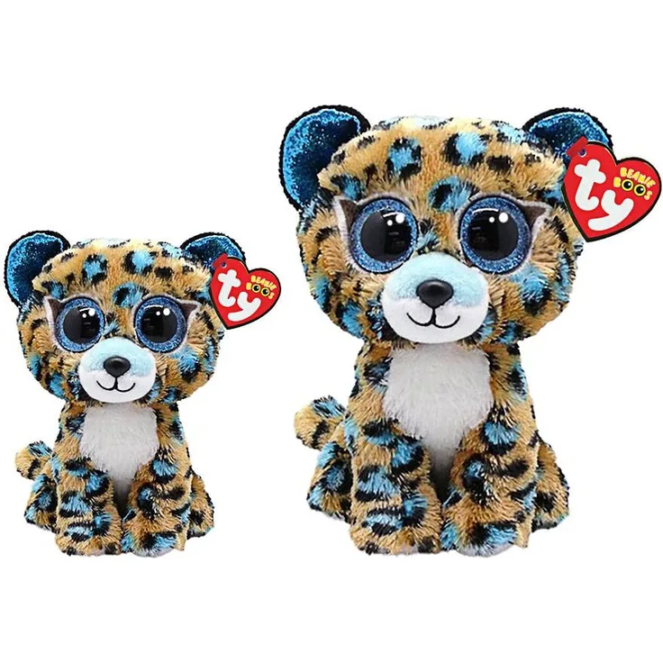 Ty Beanie Boos, "Cobalt", Leopard, unterschiedliche Größe