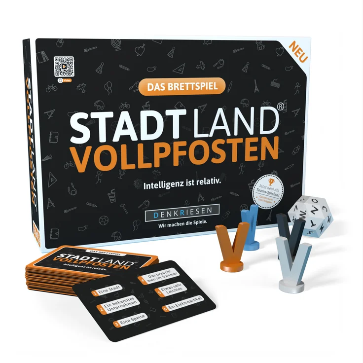 STADT LAND VOLLPFOSTEN® Brettspiel - "Intelligenz ist relativ. " – Bild 1