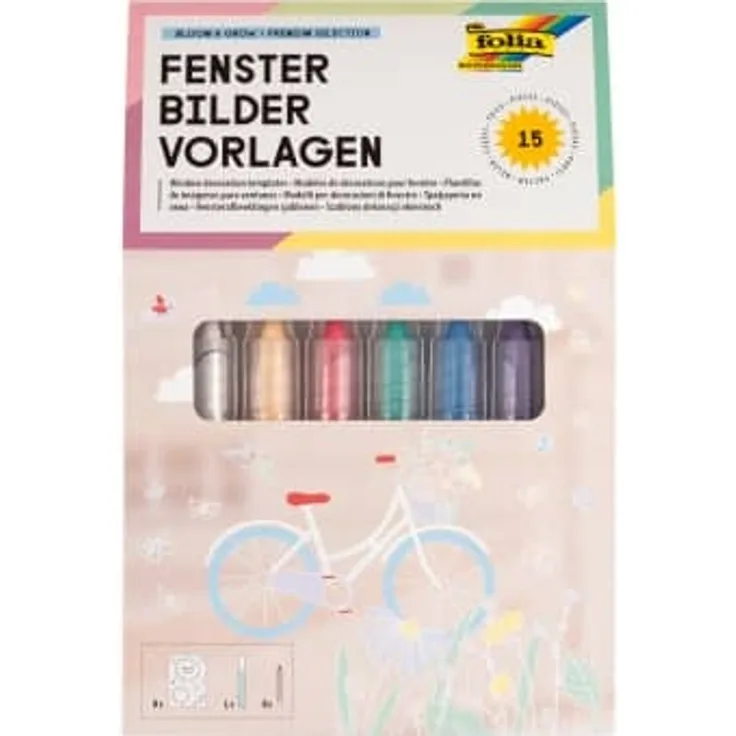 Fensterbilder Vorlagen-Set - Bloom & Grow