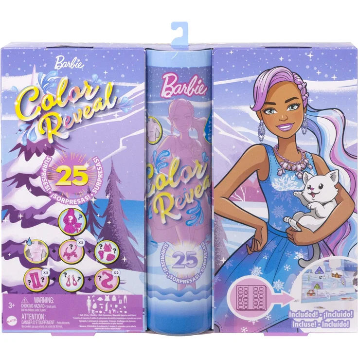 Mattel Barbie 'Color Reveal Adventskalender Refresh', 25 Teile, ab 3 Jahren – Bild 2