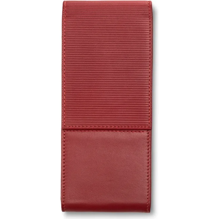 Lamy 1225584 Lederetui Nappaleder für 3 Schreibgeräte Rot