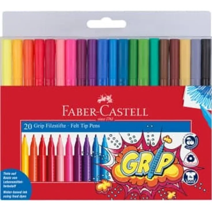 Fasermaler Grip Colour 20er Etui