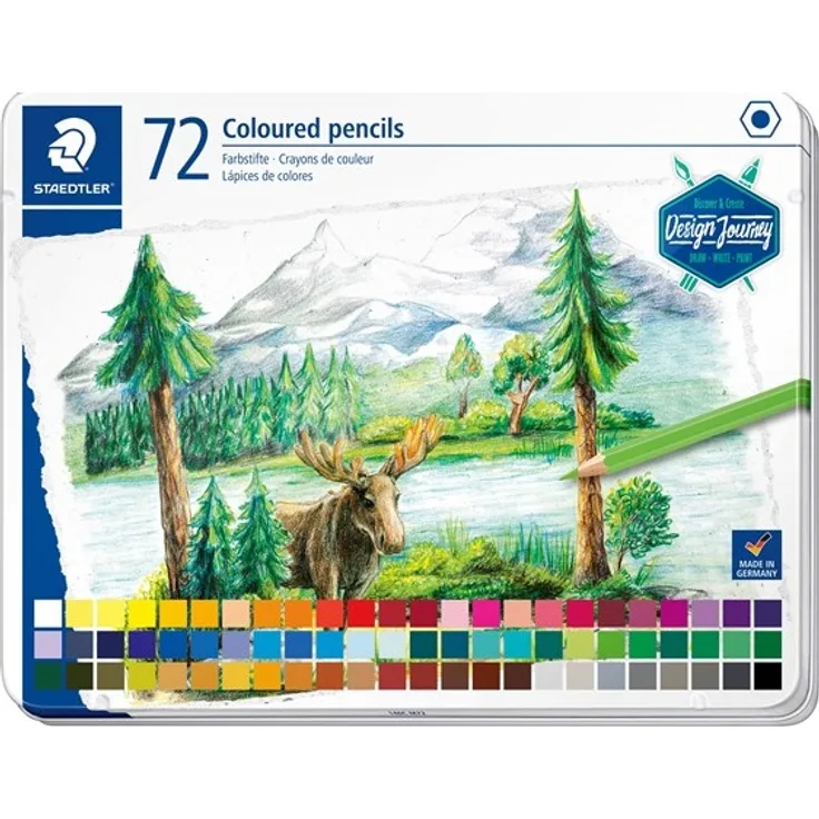 Staedtler Coloured pencil 72pcs 100% PEFC