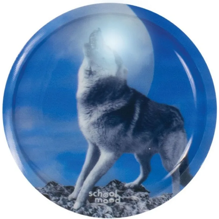 School Mood LED-Patchy Wolf