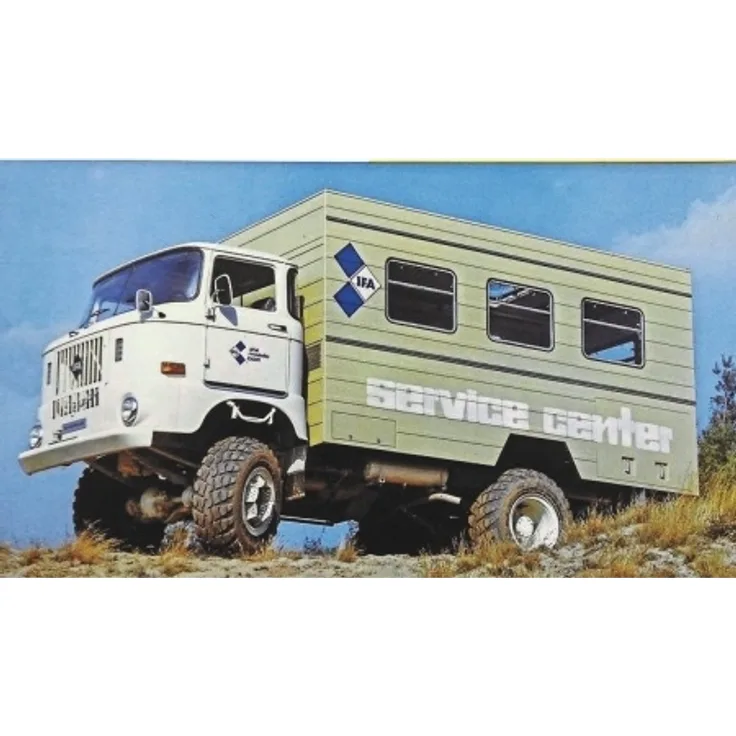 Schuco 450786100 IFA W50 Koffer-LKW SERVICE 1:32