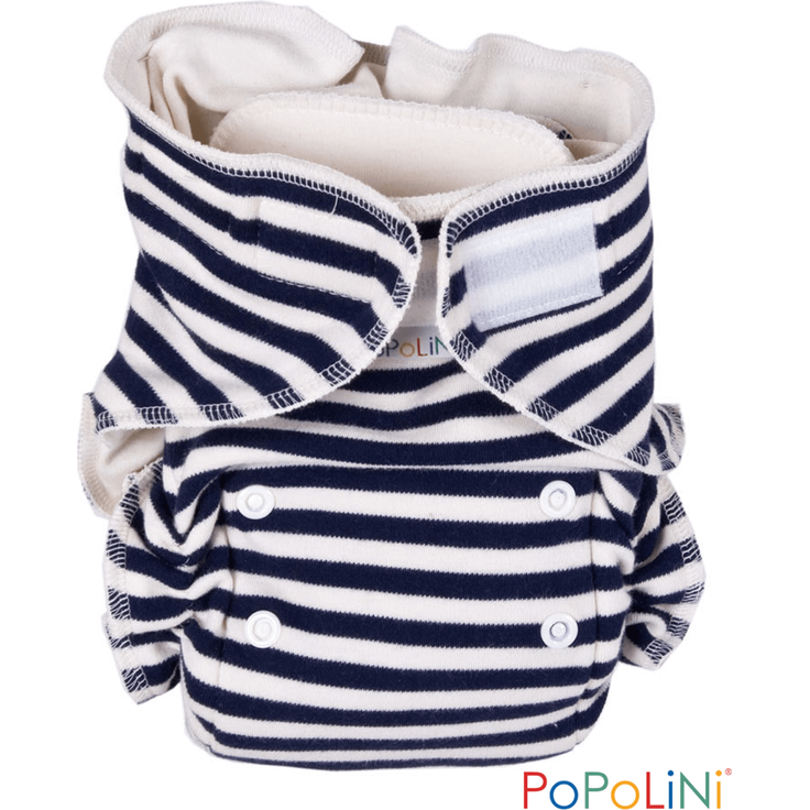 popolini UltraFit (Material: Interlock Soft / Farbe: Ringel-Marine)