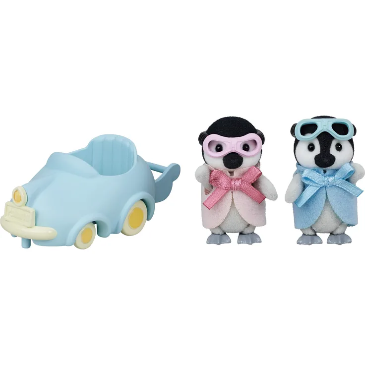 Sylvanian Families 5695 Pinguin Fahr- und Spielset - Puppenhaus Spielset