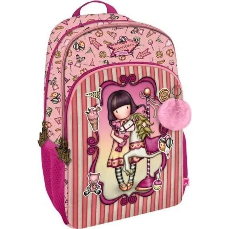 Gorjuss Fairground Three Pockets Backpack