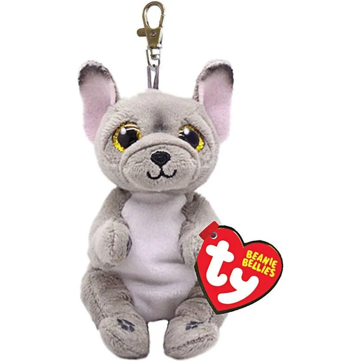 TY Beanie Bellies Clip, "Wilfred", Hund, ca 10 cm. – Bild 1
