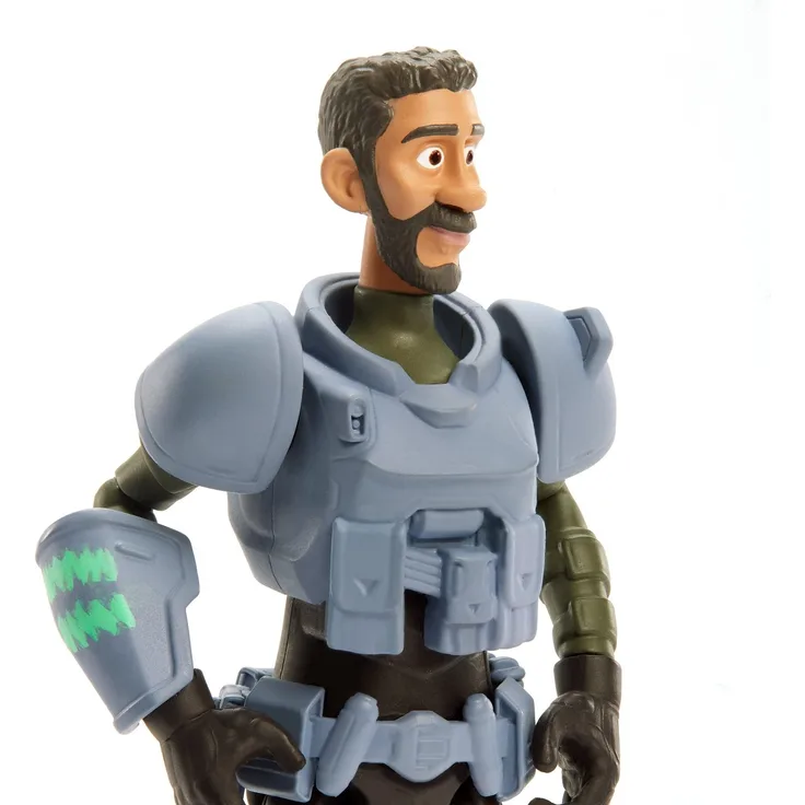 Buzz Lightyear HHJ83 - Authentische Disney und Pixar Lightyear Junior ZAP Patrol Mo Morrison-Actionfigur 12,7 cm, 10 bewegliche Gelenke, Geschoss und Helm, Sammlerstück für Kinder ab 4 Jahren
