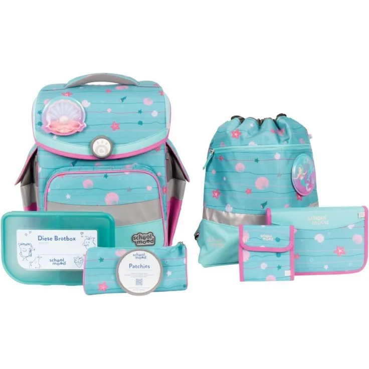 School Mood Schulranzenset Timeless Air+ Lilly (Meerjungfrau)