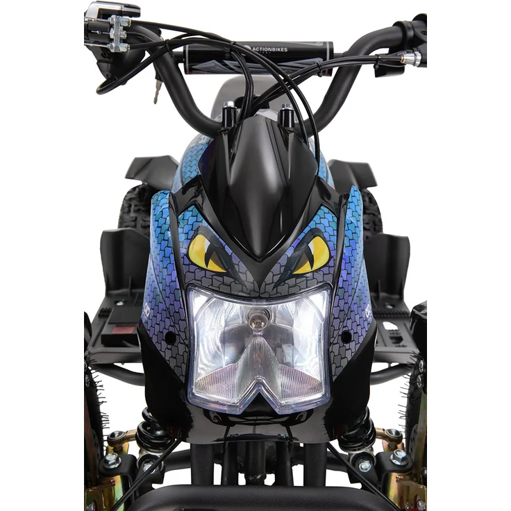 Elektro-Kinderquad Cobra Pocket Mini Quad Kinder ATV Miniquad 800 Watt ab 5 J. (Blau/Schwarz) – Bild 4