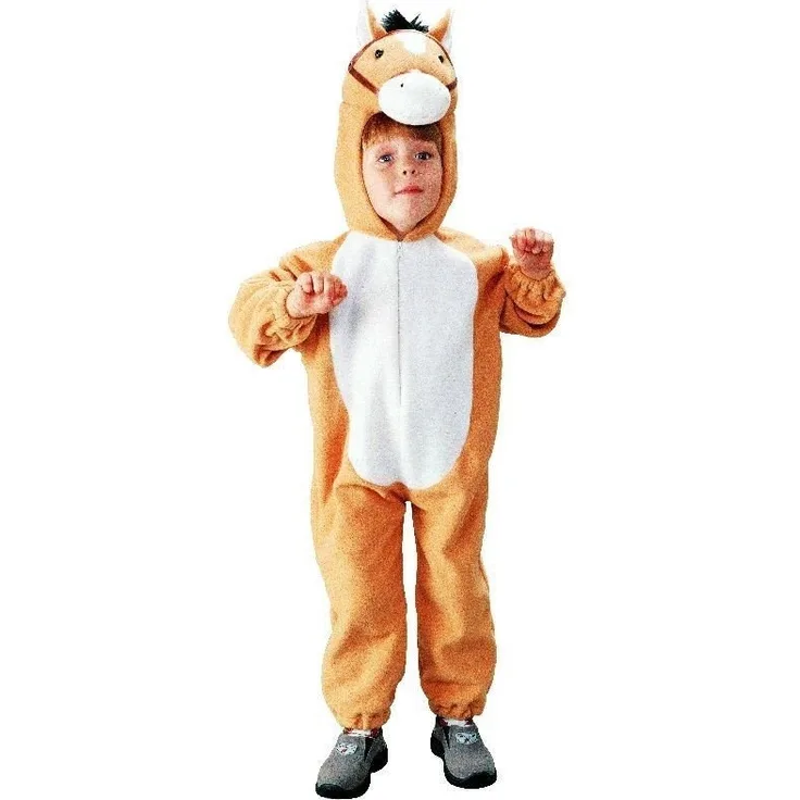 Foxxeo Kostm Pferd Pferdekostm Tierkostm fr Kinder Pferde Kinderkostm Jungen Mdchen Grße 122-128