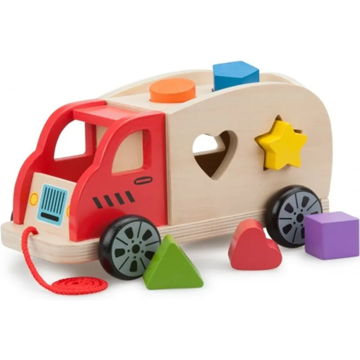 New Classic Toys geformte Öfen LKW-Holz 7-teilig