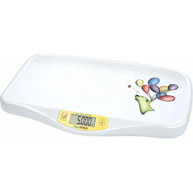 Rossmax WE300 Babywaage Digitalwaage Tara Hold Funktion, 100g bis 20kg