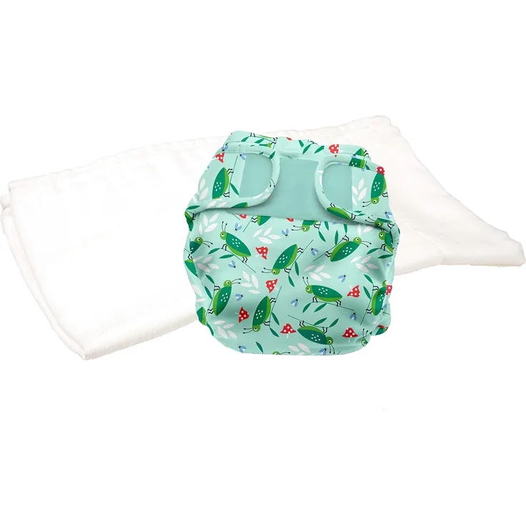 Bambino Mio, mioduo All-in-Two Stoffwindel, Happy Hüpfer, Größe 1 (<9kg)