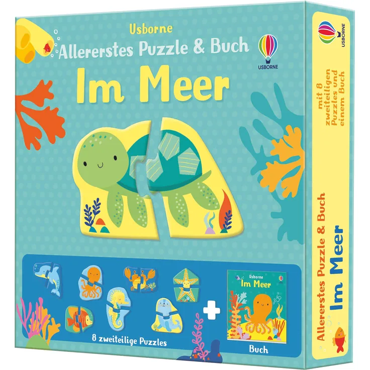 Allererstes Puzzle & Buch: Im Meer