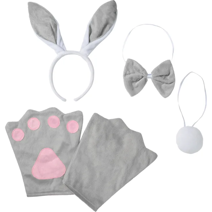 Accessoires-Set Hase - Erwachsene