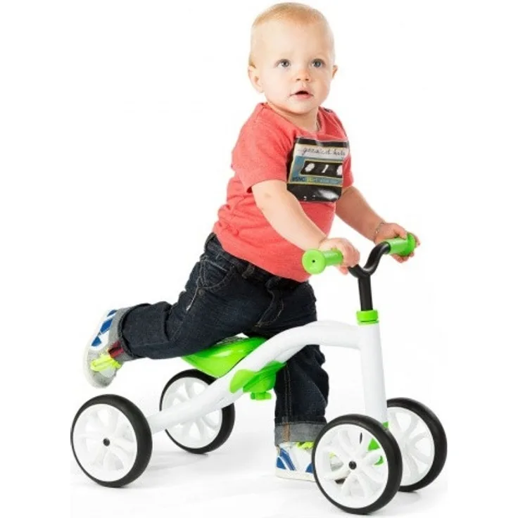 Quadie loopfiets Junior Weiß/Lime