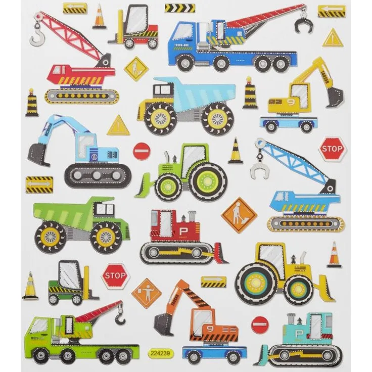 Design Sticker Baufahrzeuge II