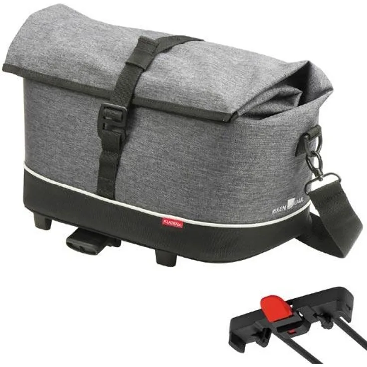 Rixen & Kaul KLICKfix Rackpack CITY für racktime grau Gepäckträgertasche
