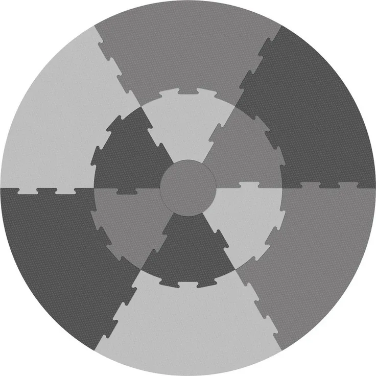 Sebra 'pigeon grey' Puzzlematte, grau