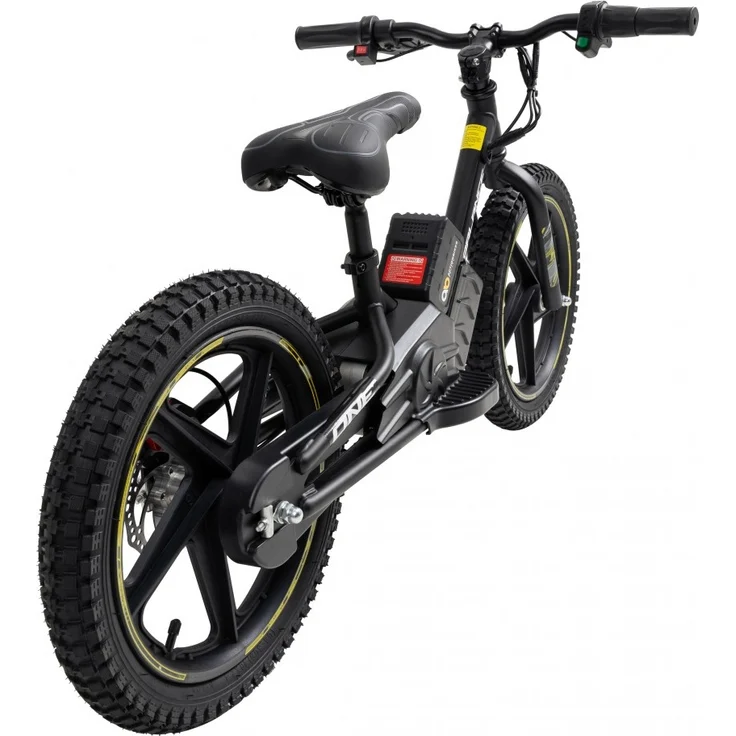 Elektro-Laufrad 16 Zoll Kinder Balance Bike elektrisch E-Bike Elektrofahrrad (Gelb) – Bild 14