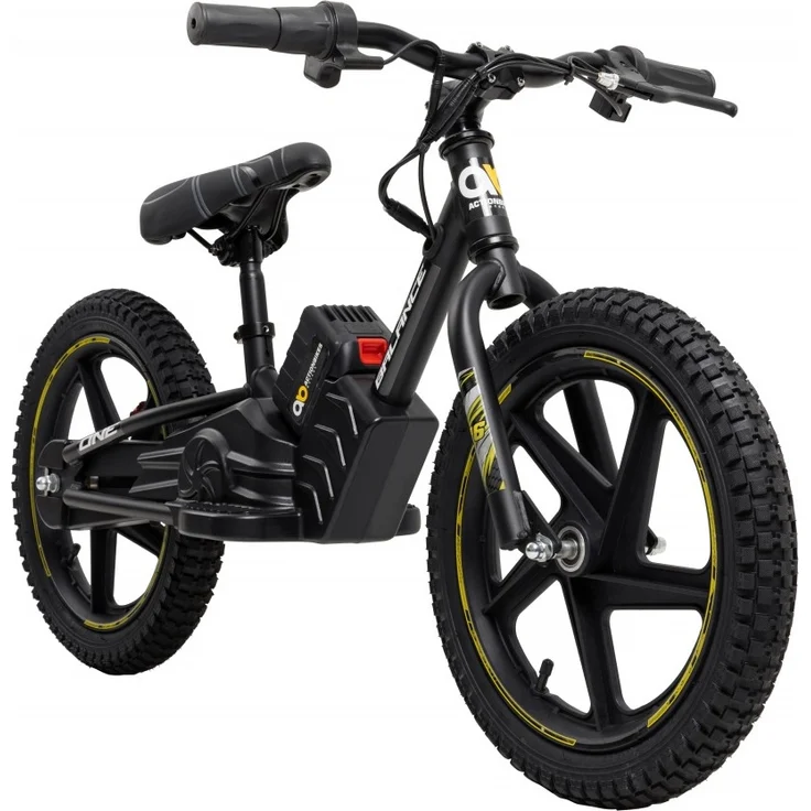 Elektro-Laufrad 16 Zoll Kinder Balance Bike elektrisch E-Bike Elektrofahrrad (Gelb) – Bild 11