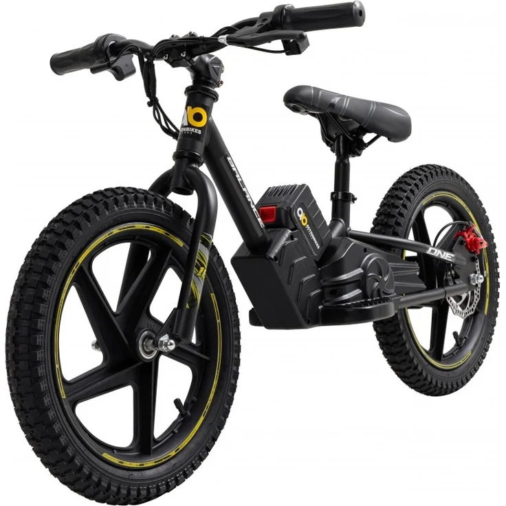 Elektro-Laufrad 16 Zoll Kinder Balance Bike elektrisch E-Bike Elektrofahrrad (Gelb) – Bild 10