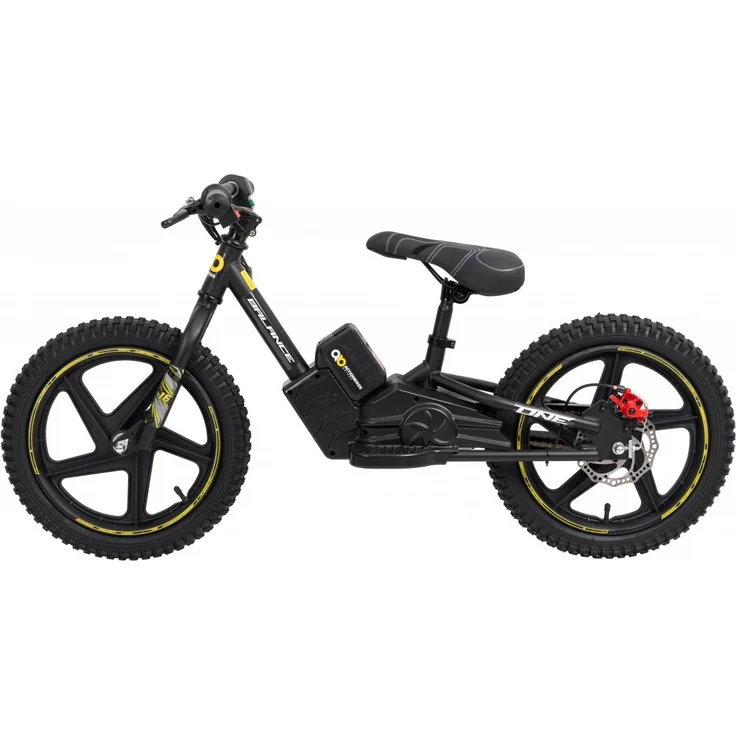 Elektro-Laufrad 16 Zoll Kinder Balance Bike elektrisch E-Bike Elektrofahrrad (Gelb) – Bild 12