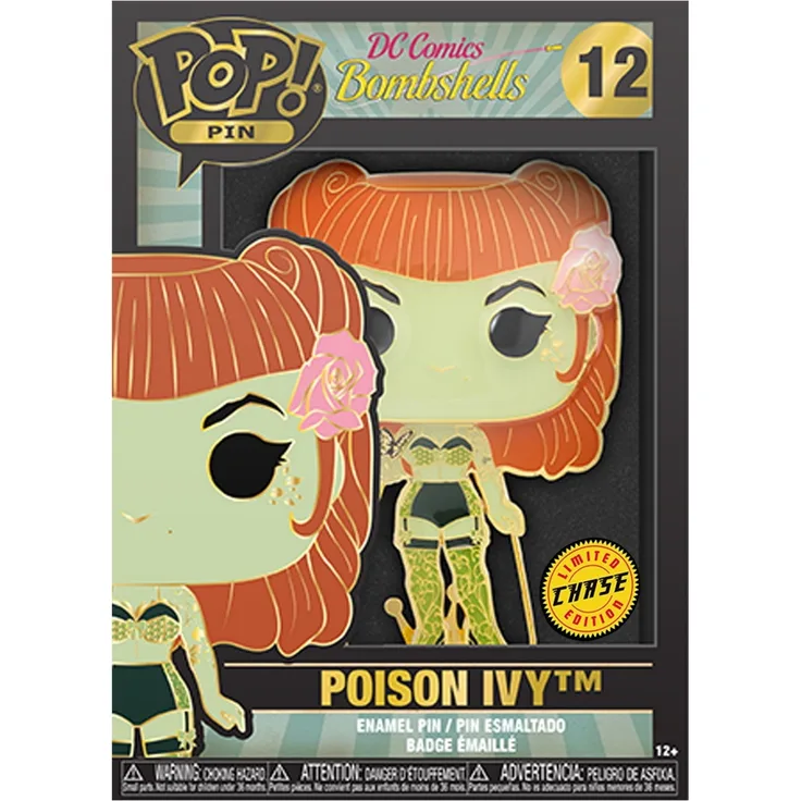 DC Comics Bombshells - Poison Ivy Enamel 13 Limited Chase Edition - Funko Pin