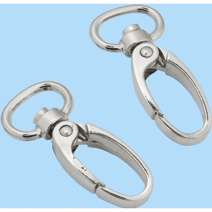 Karabiner-Haken 15 mm Schlaufe, Btl. 2 St.