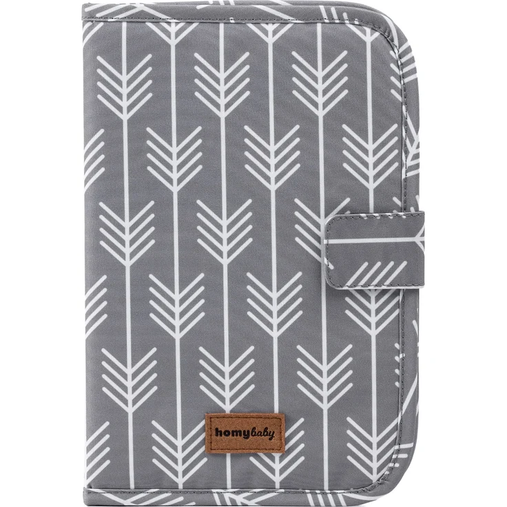 HOMYBABY® Mutterpasshülle - Baby Reisedokumentenhalter - Babypass Hülle - Organizer für Neugeborene - Baby-Geschenk - Baby-Dokumententasche für Reisen (Arrows) – Bild 1