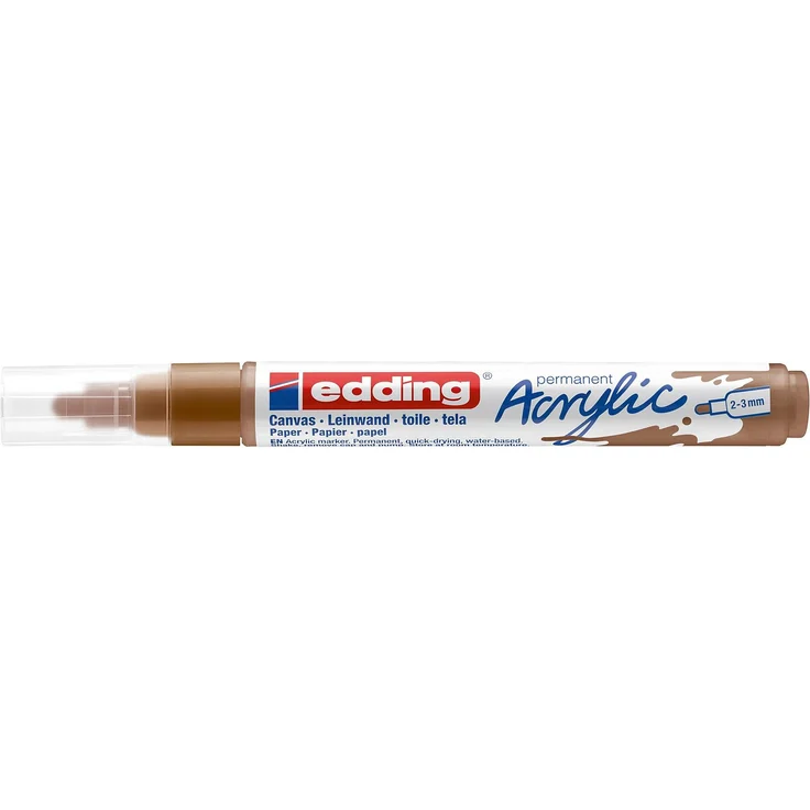 edding 5100 Acrylmarker medium haselnuss – Bild 3