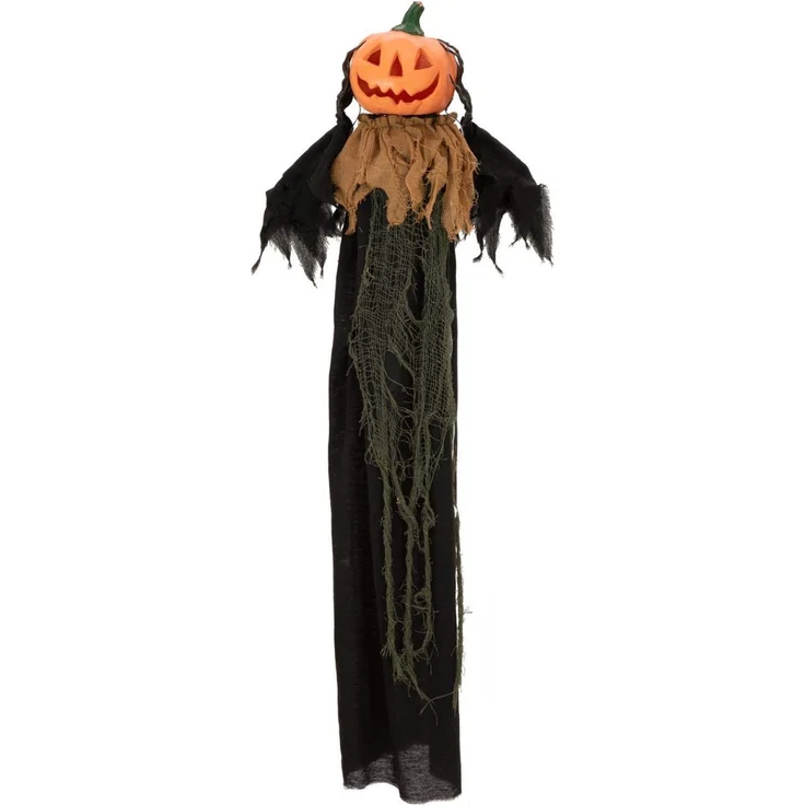 EUROPALMS Halloween Figur Kürbiskopf, animiert 115cm