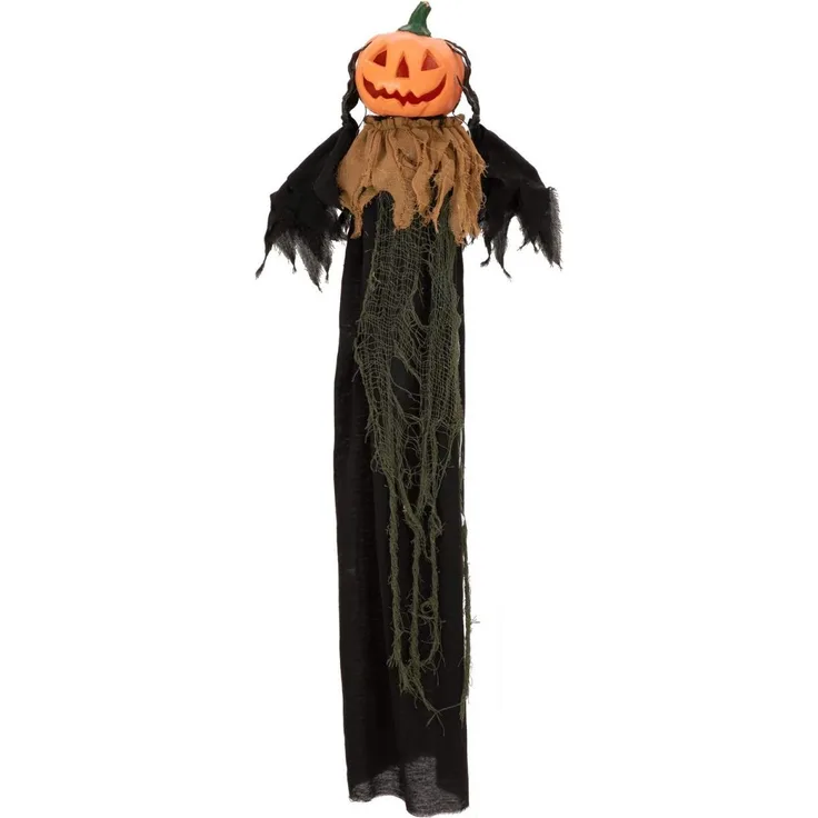 EUROPALMS Halloween Figur Kürbiskopf, animiert 115cm