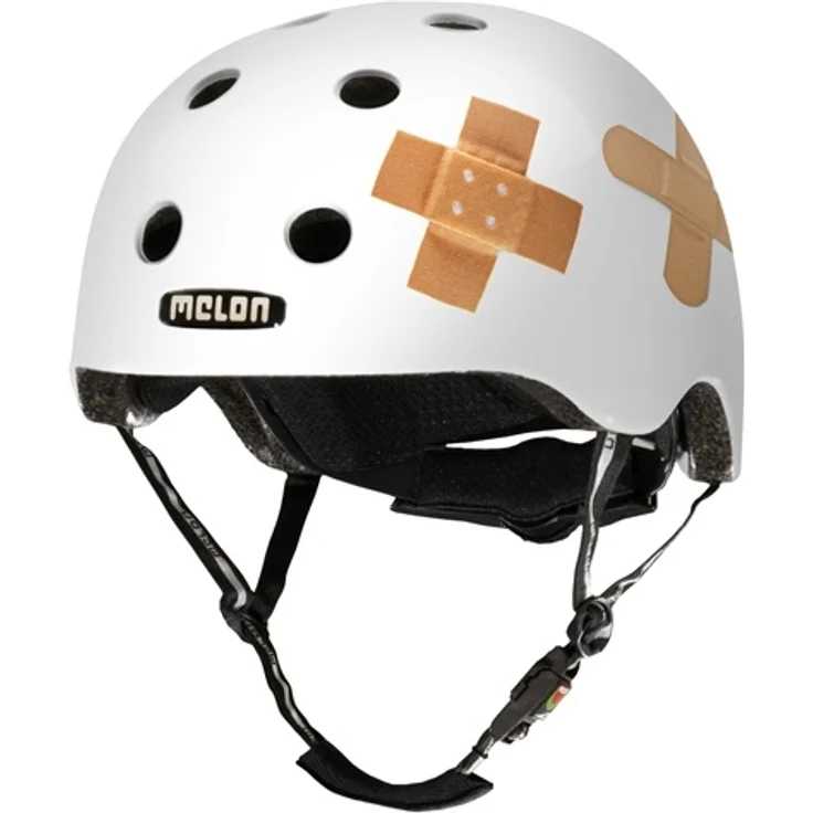 Melon Helm - Plastered White M-L (matte)