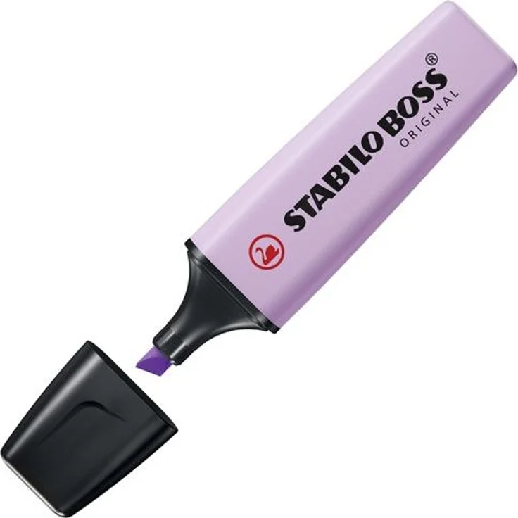 Textmarker - STABILO BOSS ORIGINAL Pastel - 4er Pack - Hauch von Minzgrün, rosiges Rouge, Schimmer von Lila, zartes Türkis – Bild 3