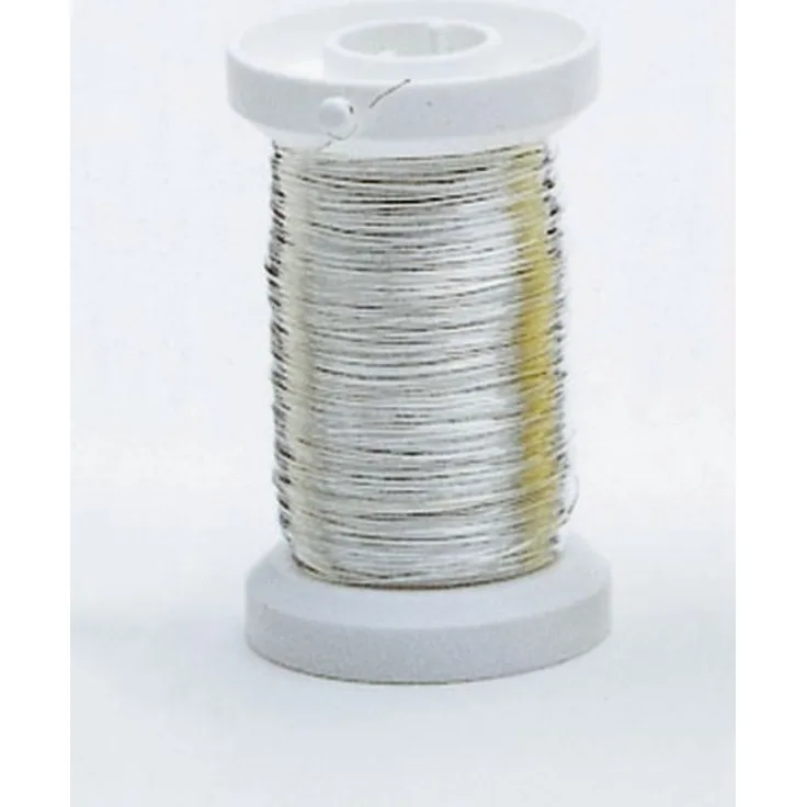 Glorex Silberdraht, 0,4 mm x 40 m