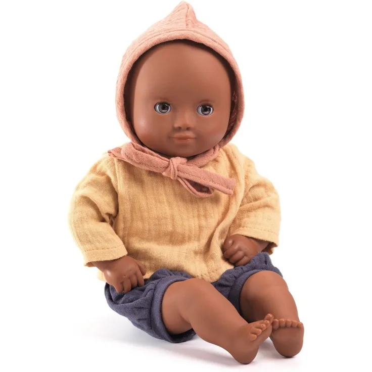 Babpuppe Mimosa, mit Kleidung, aus der Pomea Serie, 32 cm, von Djeco - Preisvergleich