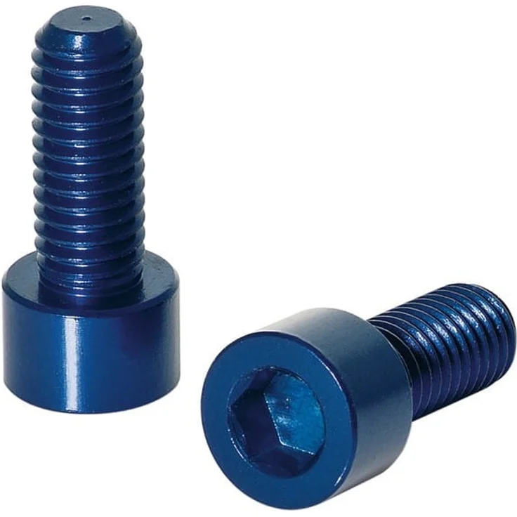 XLC Flaschenhalter Schrauben M5 x 17 - blau.